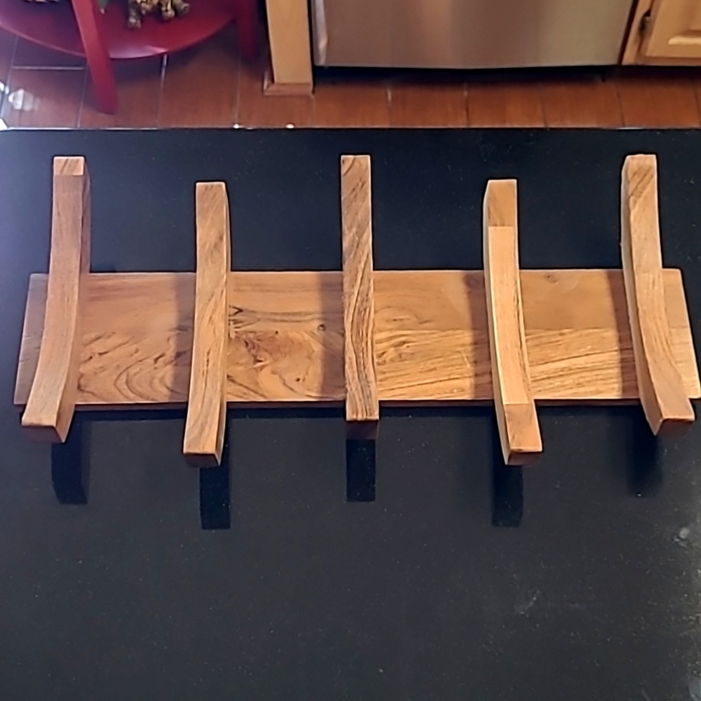 Solid Wood Coat Rack - Picture 2 of 6